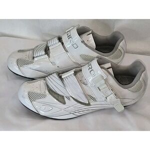 Giro Solara Womens White Road Cycling Shoes Size 39 Euro 7.5 Us